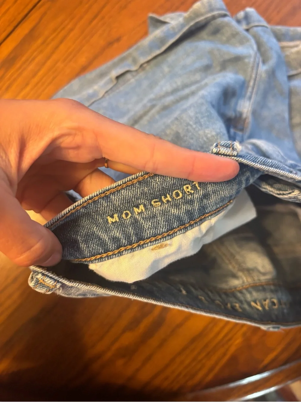 American eagle mom shorts denim baggy women's size 4
